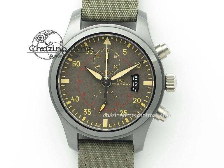 MIROTIME 0707 Pilot Top Gun Miramar IWC388002 ZF 1:1 Best Edition Ceramic Case On Nylon Strap A Practical 7345